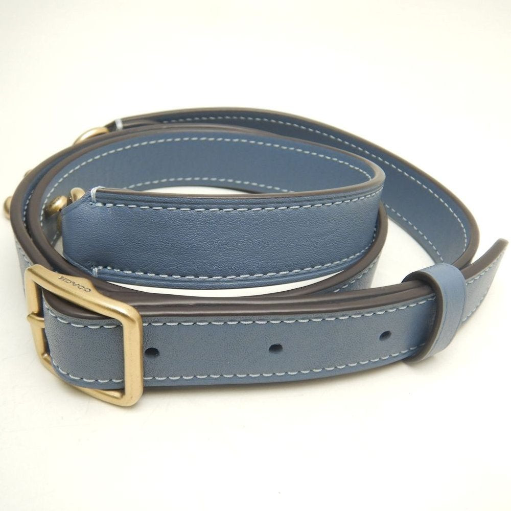 COACH コーチ ローグ CCX24 3WAY ハンドバッグ スエードxレザー ブルー レディース /253747【中古】