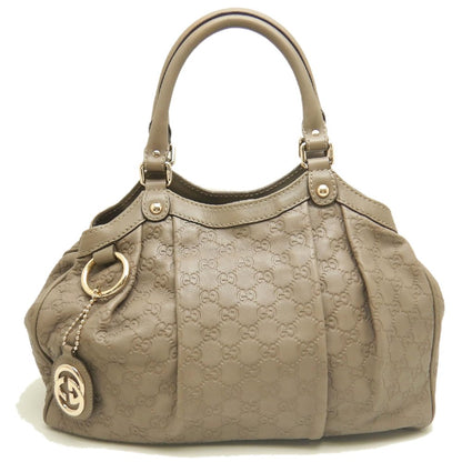 GUCCI グッチ スーキー グッチシマ 211944 ハンドバッグ レザー トープ レディース /253762【中古】