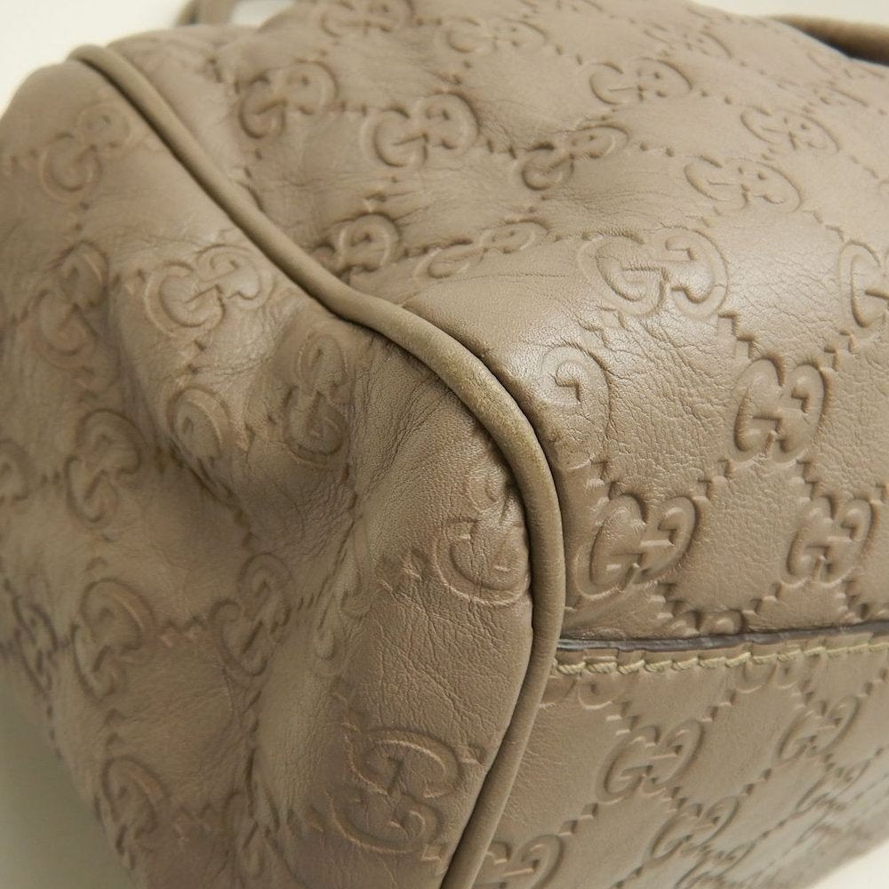 GUCCI グッチ スーキー グッチシマ 211944 ハンドバッグ レザー トープ レディース /253762【中古】