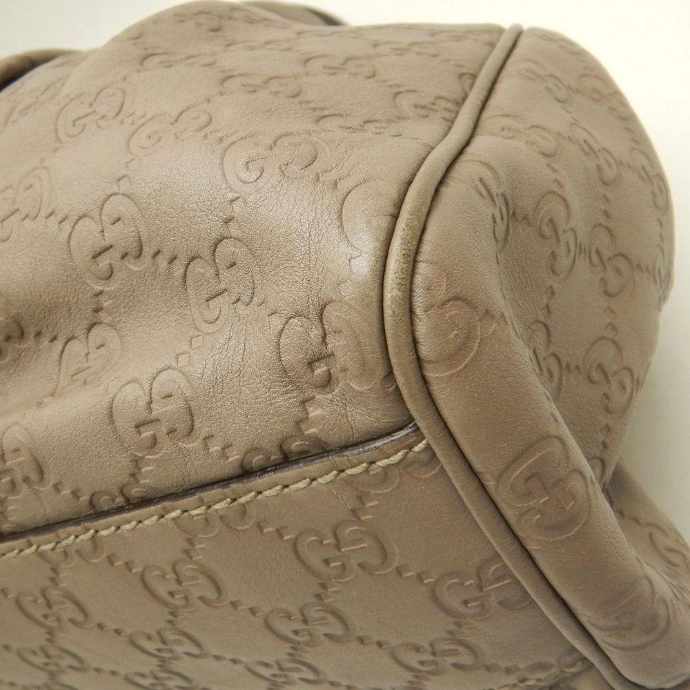 GUCCI グッチ スーキー グッチシマ 211944 ハンドバッグ レザー トープ レディース /253762【中古】