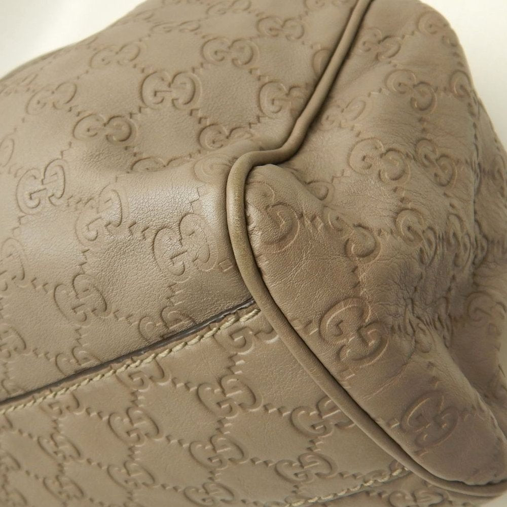 GUCCI グッチ スーキー グッチシマ 211944 ハンドバッグ レザー トープ レディース /253762【中古】
