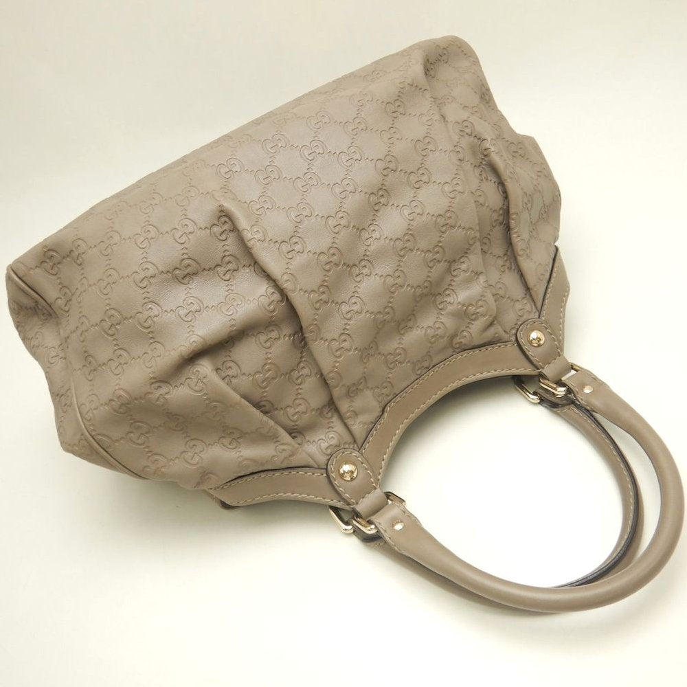 GUCCI グッチ スーキー グッチシマ 211944 ハンドバッグ レザー トープ レディース /253762【中古】