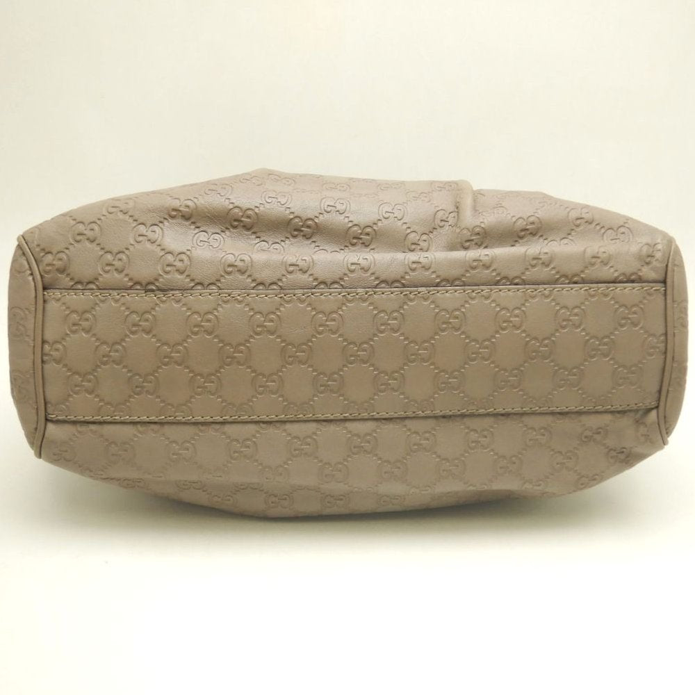GUCCI グッチ スーキー グッチシマ 211944 ハンドバッグ レザー トープ レディース /253762【中古】