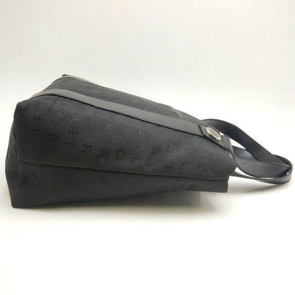 BVLGARI ブルガリ ロゴマニア ハンドバッグ キャンバスxレザー ブラック レディース /253781【中古】