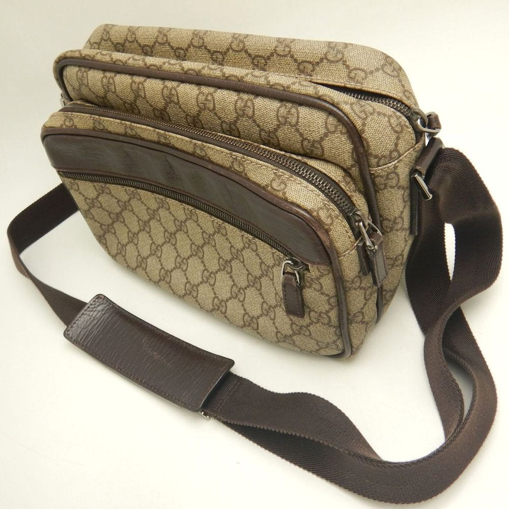 GUCCI グッチ 114531 ショルダーバッグ GGスプリームキャンバス ブラウン レディース /253800【中古】