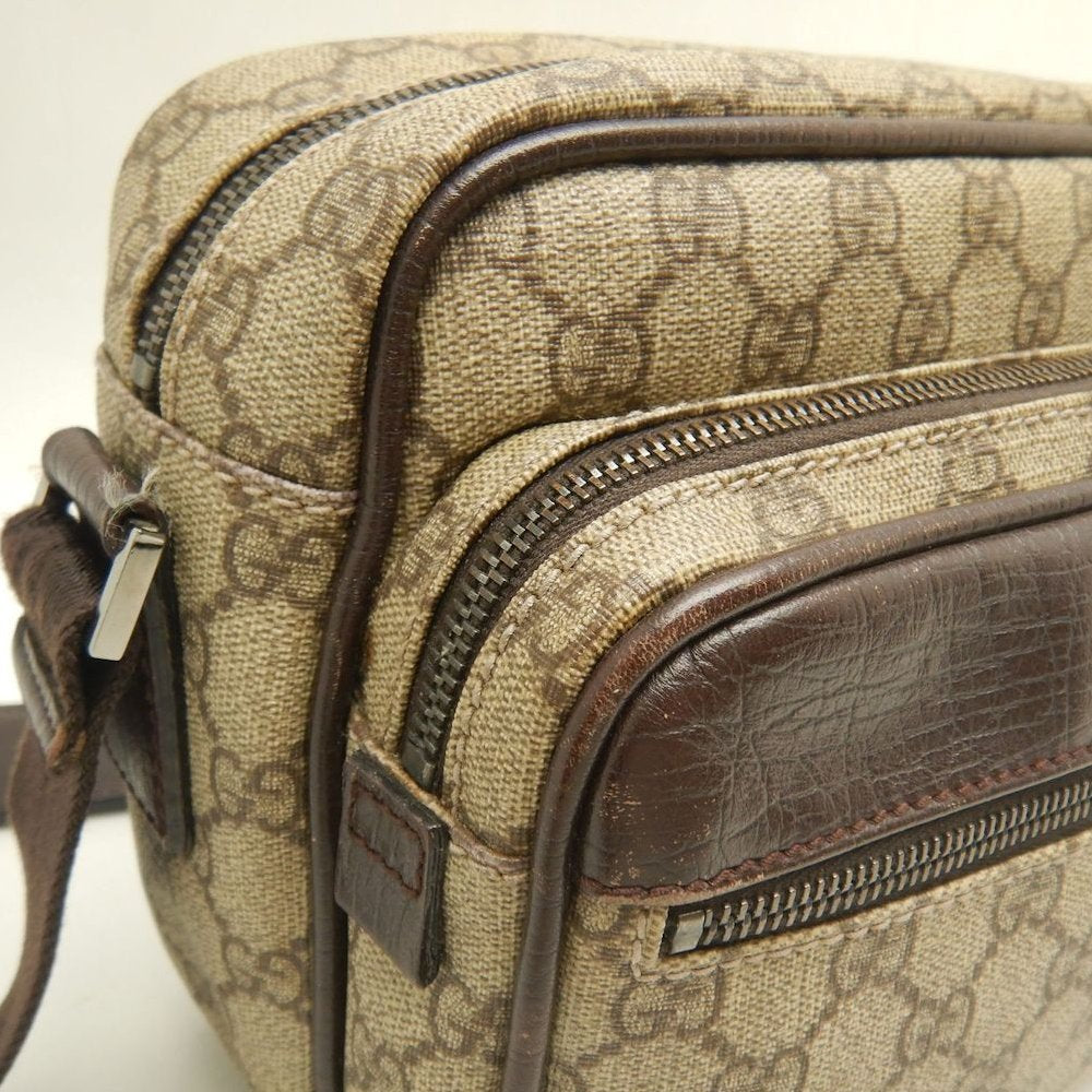 GUCCI グッチ 114531 ショルダーバッグ GGスプリームキャンバス ブラウン レディース /253800【中古】