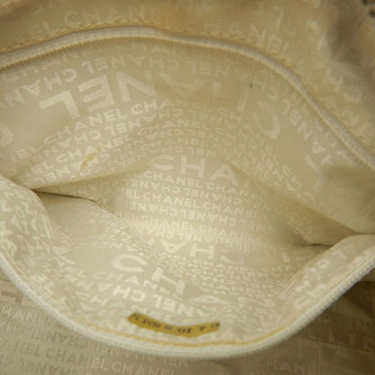 CHANEL シャネル チェーンショルダーバッグ ラムスキン ベージュ レディース /253802【中古】