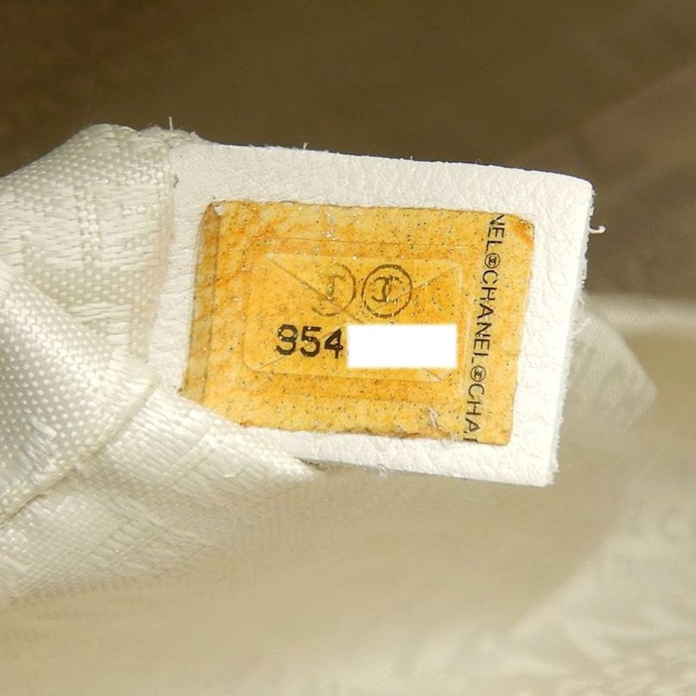 CHANEL シャネル チェーンショルダーバッグ ラムスキン ベージュ レディース /253802【中古】