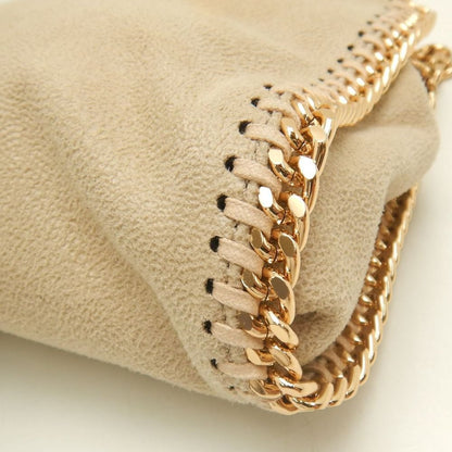 Stella McCartney ステラマッカートニー ファラベラ タイニートート 391698W9355 ハンドバッグ ポリエステル クロテッドクリーム レディース /253809【中古】