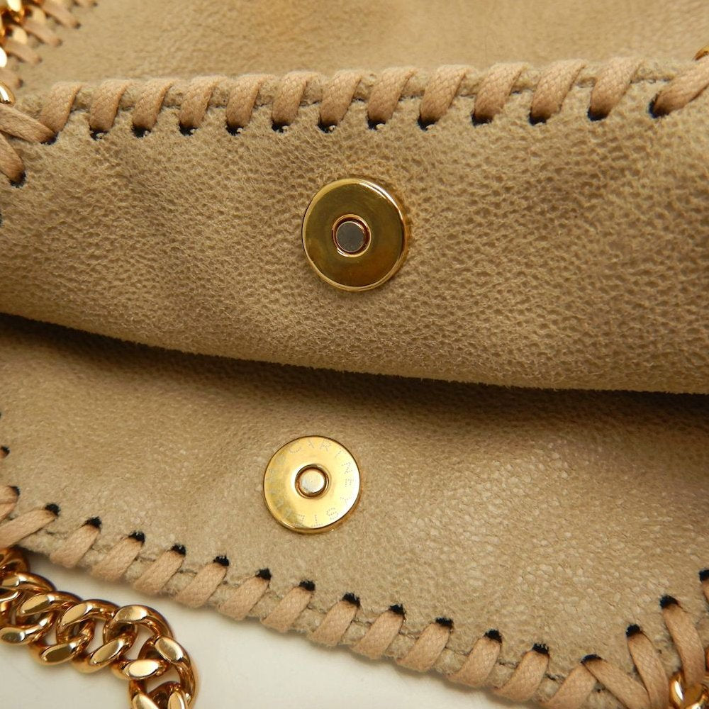 Stella McCartney ステラマッカートニー ファラベラ タイニートート 391698W9355 ハンドバッグ ポリエステル クロテッドクリーム レディース /253809【中古】