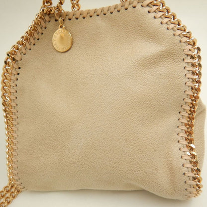 Stella McCartney ステラマッカートニー ファラベラ タイニートート 391698W9355 ハンドバッグ ポリエステル クロテッドクリーム レディース /253809【中古】