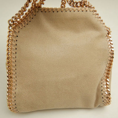 Stella McCartney ステラマッカートニー ファラベラ タイニートート 391698W9355 ハンドバッグ ポリエステル クロテッドクリーム レディース /253809【中古】