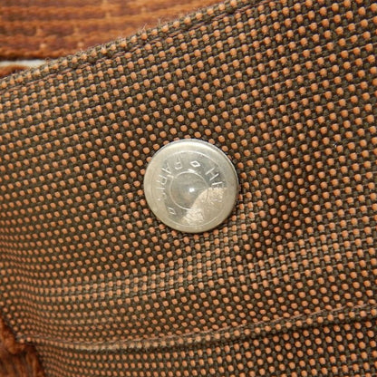 HERMES エルメス エールライン トートMM トートバッグ ポリエステル ブラウン レディース /253810【中古】