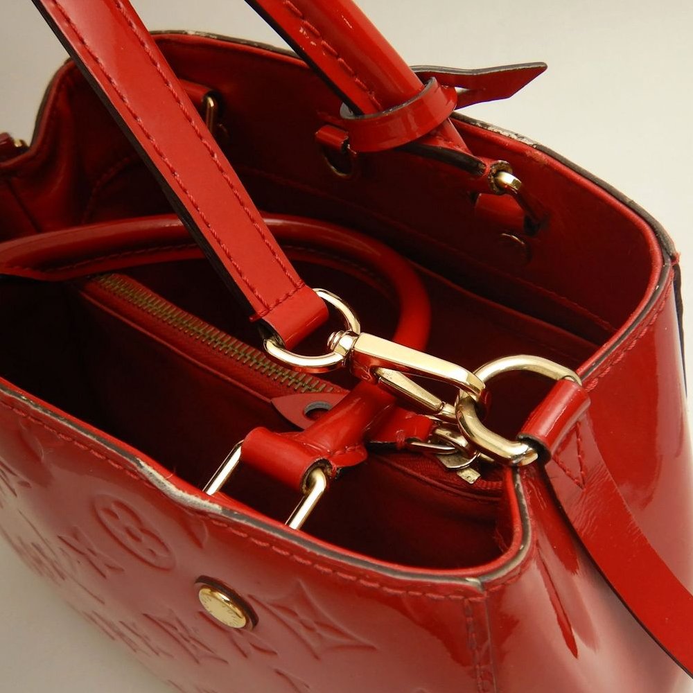 LOUIS VUITTON ルイヴィトン ヴェルニ モンテーニュBB M50170 ハンドバッグ スリーズ レディース /253821【中古】