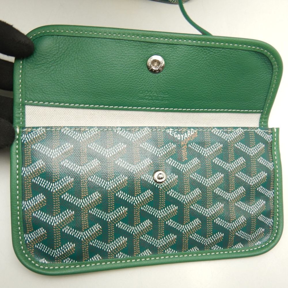 GOYARD ゴヤール サンルイPM トートバッグ ゴヤールディンキャンバス グリーン レディース /253822【中古】