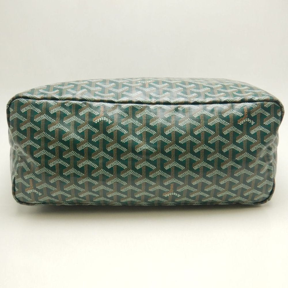 GOYARD ゴヤール サンルイPM トートバッグ ゴヤールディンキャンバス グリーン レディース /253822【中古】