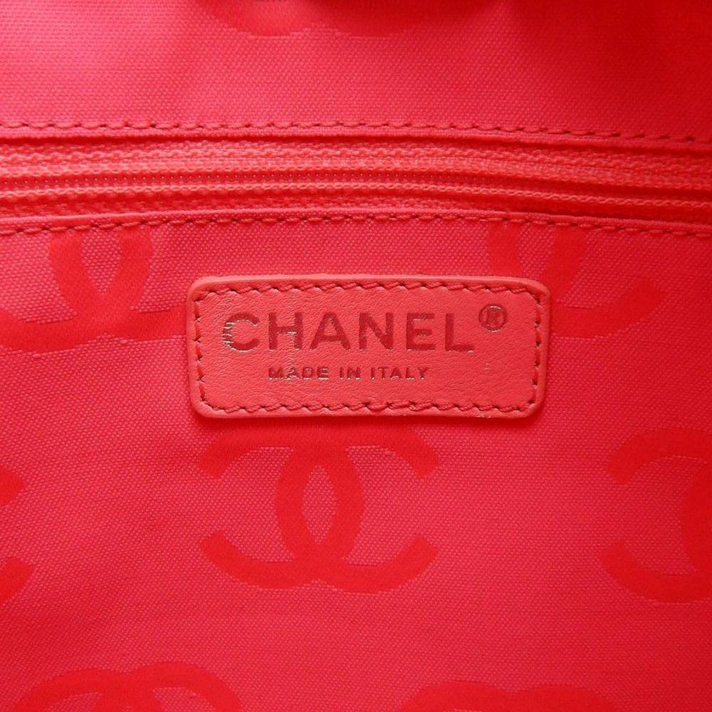 CHANEL シャネル カンボンライン ラージトート A25169 トートバッグ レザー ブラック ホワイト レディース /253825【中古】