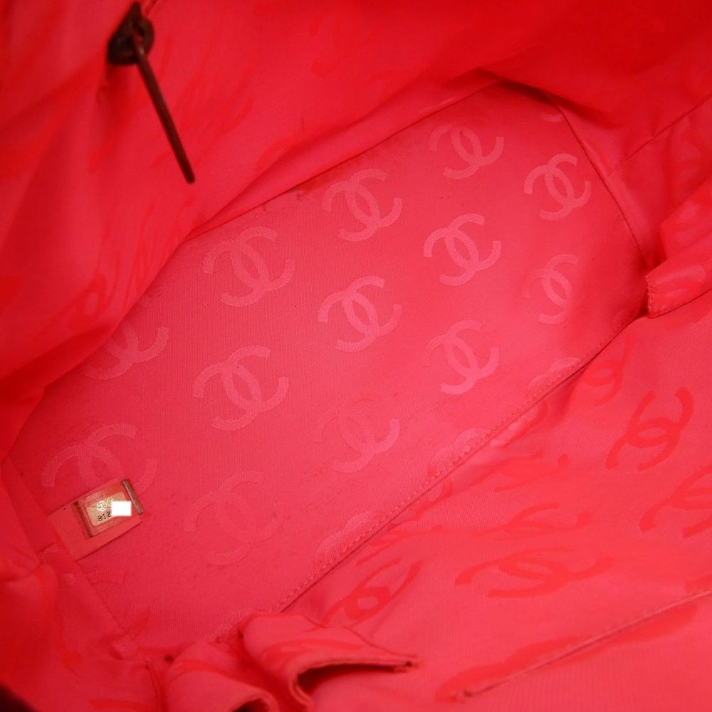CHANEL シャネル カンボンライン ラージトート A25169 トートバッグ レザー ブラック ホワイト レディース /253825【中古】