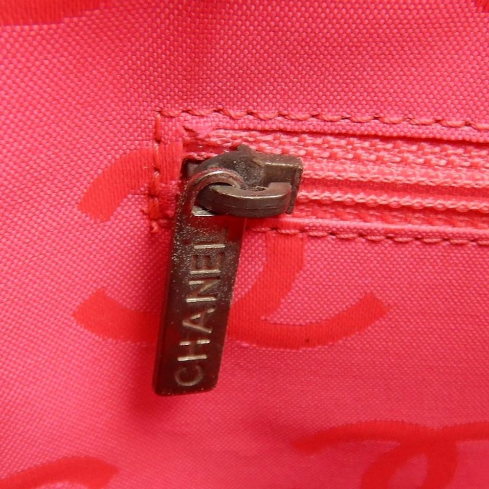 CHANEL シャネル カンボンライン ラージトート A25169 トートバッグ レザー ブラック ホワイト レディース /253825【中古】