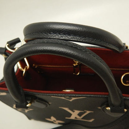 LOUIS VUITTON ルイヴィトン バイカラーモノグラム オンザゴーPM M45659 ハンドバッグ ブラック アンプラント ベージュ レディース /253836【中古】