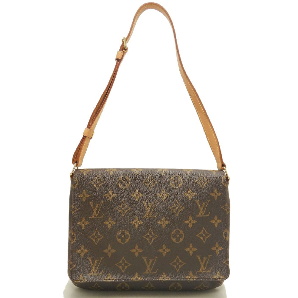 LOUIS VUITTON ルイヴィトン モノグラム ミュゼットタンゴ ショート M51257 ショルダーバッグ ブラウン レディース /253837【中古】