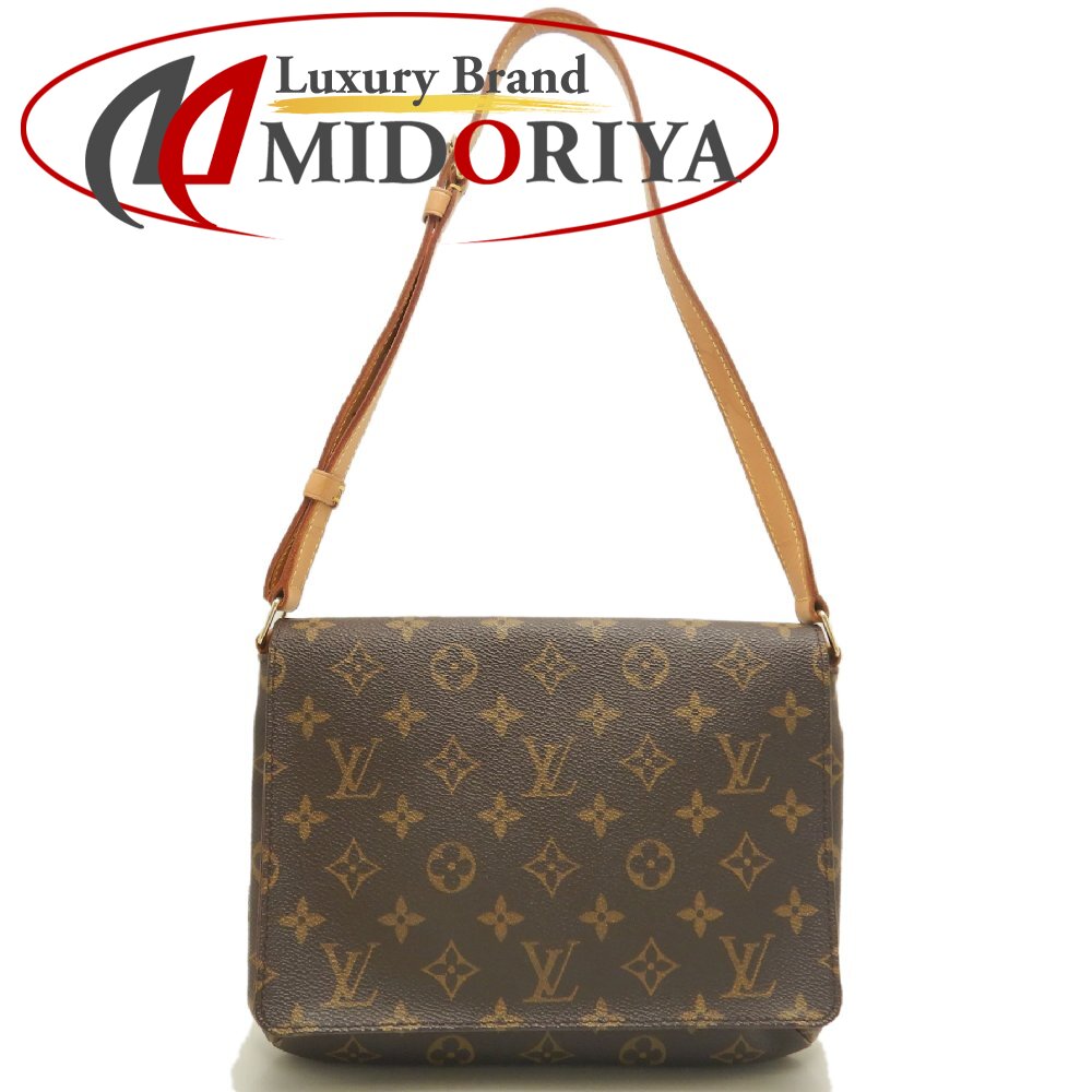 LOUIS VUITTON ルイヴィトン モノグラム ミュゼットタンゴ ショート M51257 ショルダーバッグ ブラウン レディース /253837【中古】