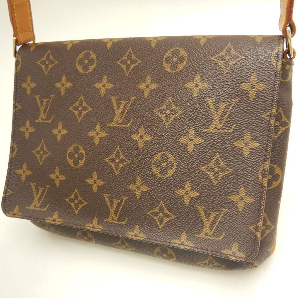 LOUIS VUITTON ルイヴィトン モノグラム ミュゼットタンゴ ショート M51257 ショルダーバッグ ブラウン レディース /253837【中古】