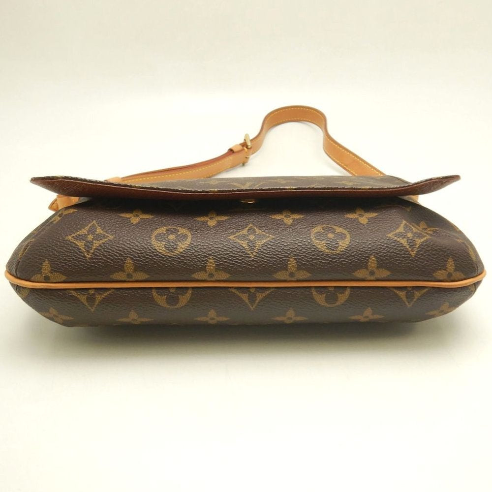 LOUIS VUITTON ルイヴィトン モノグラム ミュゼットタンゴ ショート M51257 ショルダーバッグ ブラウン レディース /253837【中古】