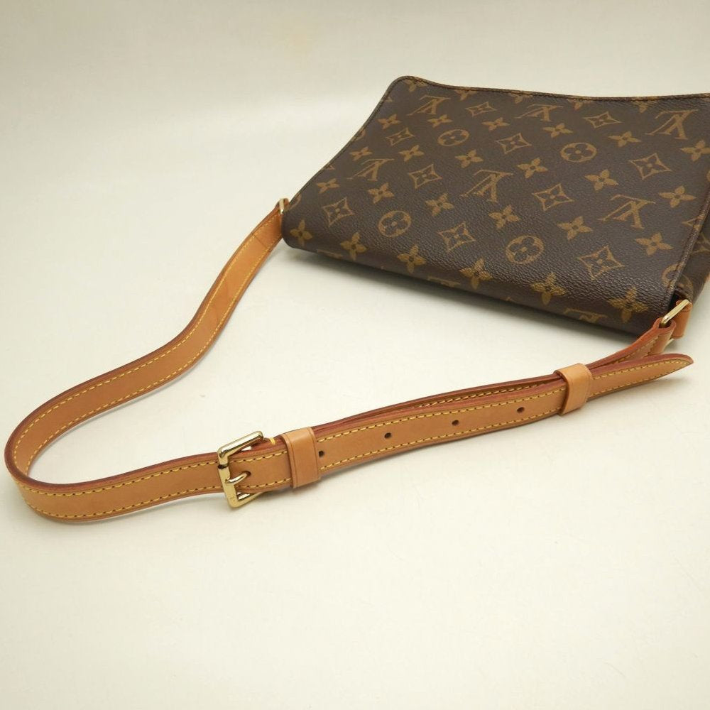 LOUIS VUITTON ルイヴィトン モノグラム ミュゼットタンゴ ショート M51257 ショルダーバッグ ブラウン レディース /253837【中古】