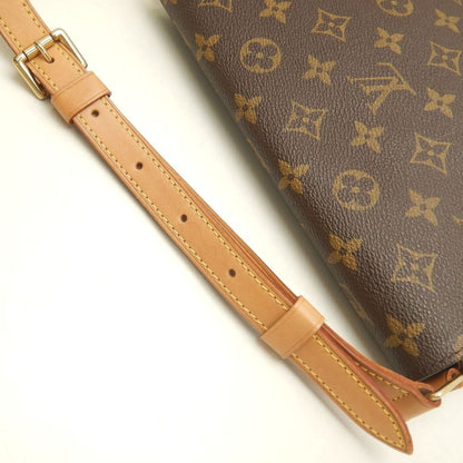 LOUIS VUITTON ルイヴィトン モノグラム ミュゼットタンゴ ショート M51257 ショルダーバッグ ブラウン レディース /253837【中古】