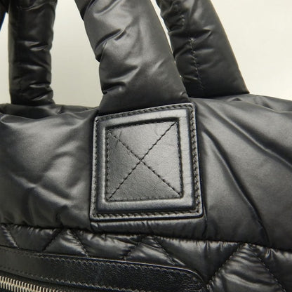 CHANEL シャネル コココクーンPM A48610 トートバッグ ナイロン ブラック レディース /253839【中古】