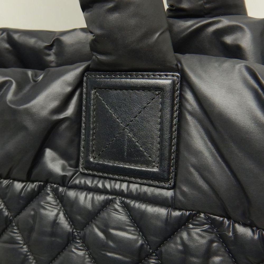 CHANEL シャネル コココクーンPM A48610 トートバッグ ナイロン ブラック レディース /253839【中古】