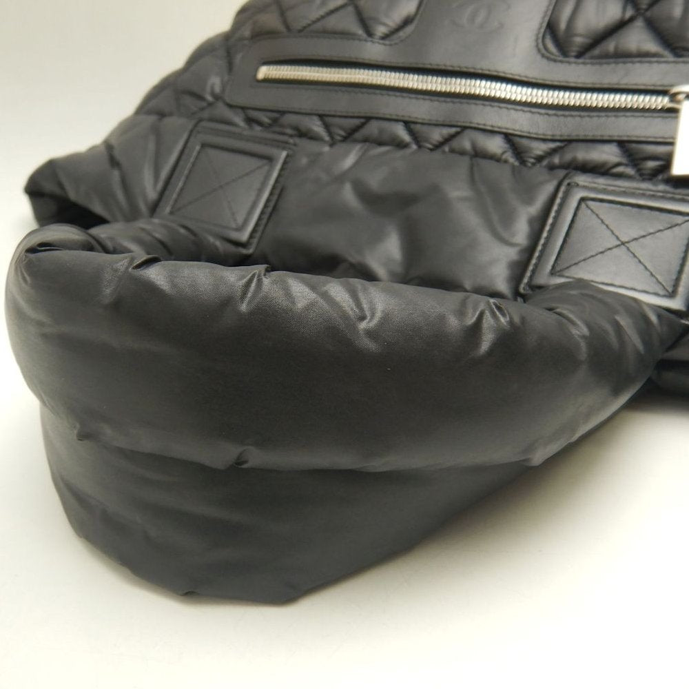 CHANEL シャネル コココクーンPM A48610 トートバッグ ナイロン ブラック レディース /253839【中古】