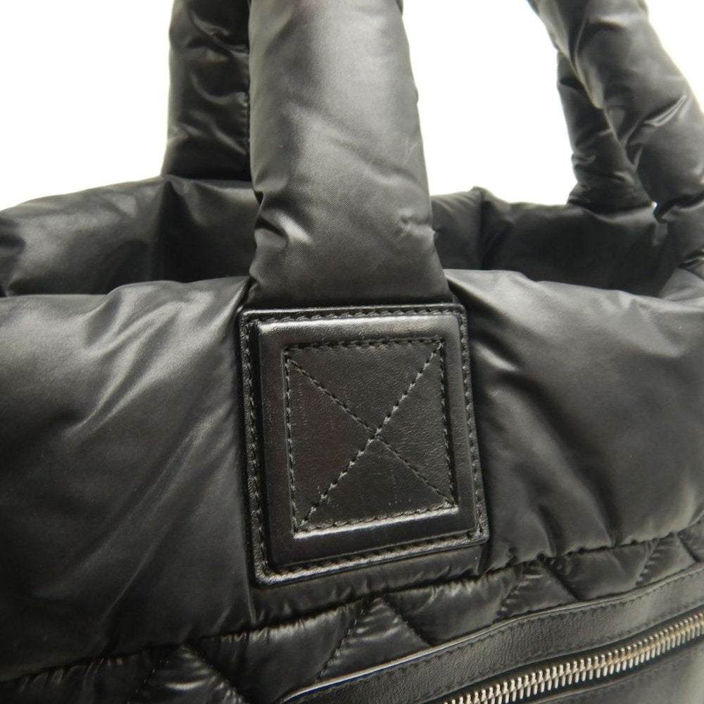 CHANEL シャネル コココクーンPM A48610 トートバッグ ナイロン ブラック レディース /253839【中古】