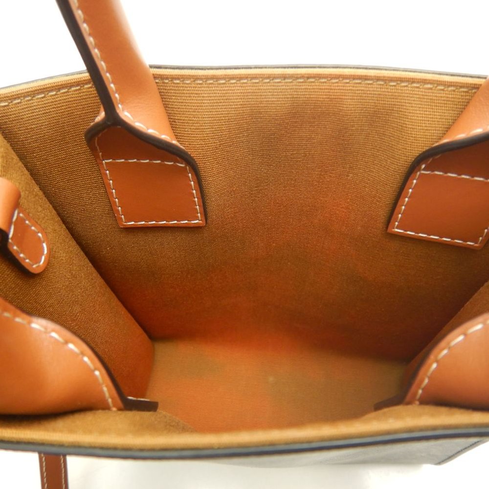 CELINE セリーヌ ミニバーティカルカバ トリオンフ 194372BZK ハンドバッグ コーティングキャンバス タン レディース /253840【中古】