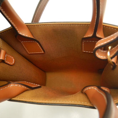 CELINE セリーヌ ミニバーティカルカバ トリオンフ 194372BZK ハンドバッグ コーティングキャンバス タン レディース /253840【中古】