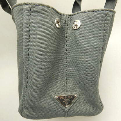 PRADA プラダ カナパ 1BG439 トートバッグ キャンバス ARDESIA レディース /253841【中古】