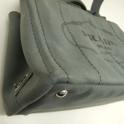 PRADA プラダ カナパ 1BG439 トートバッグ キャンバス ARDESIA レディース /253841【中古】