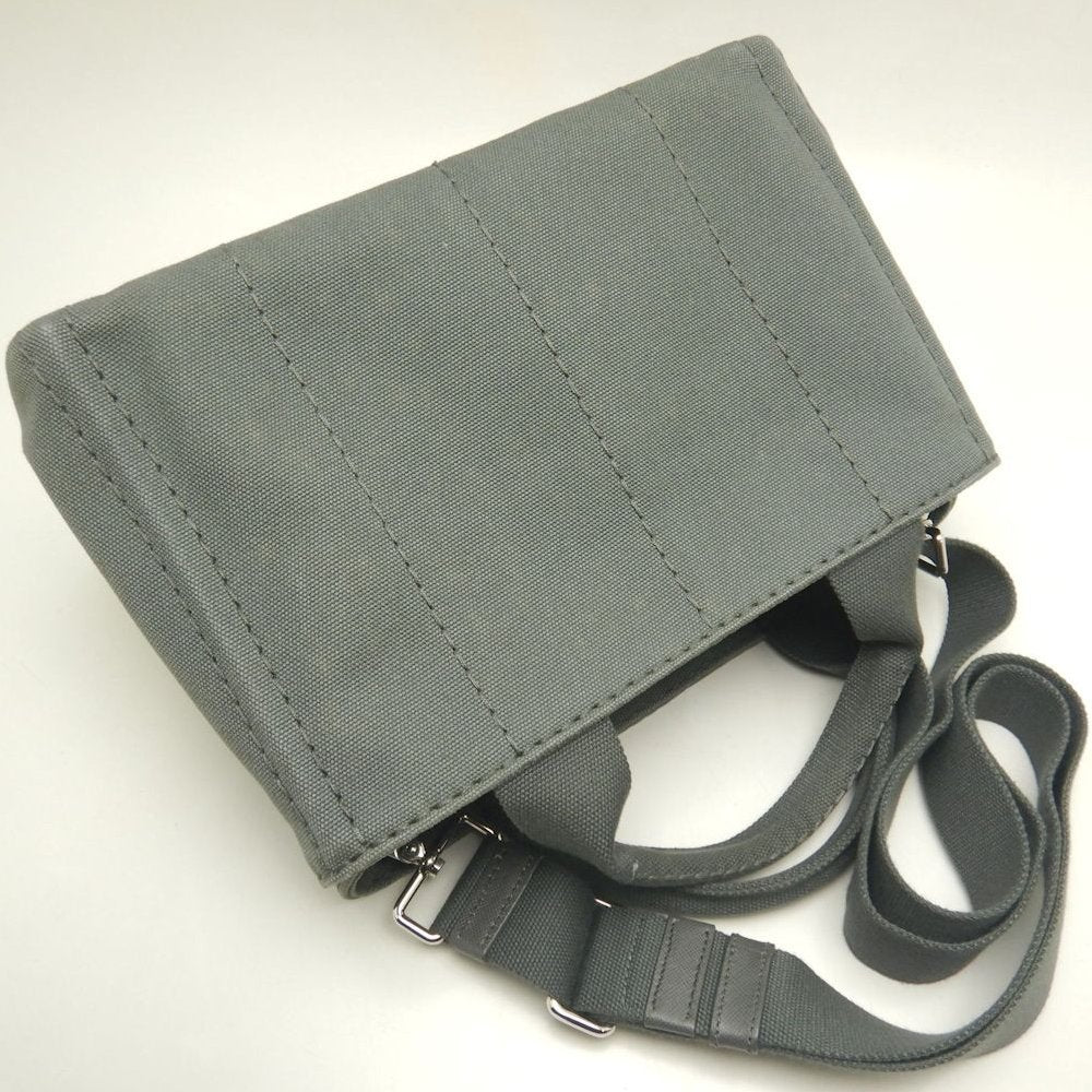 PRADA プラダ カナパ 1BG439 トートバッグ キャンバス ARDESIA レディース /253841【中古】