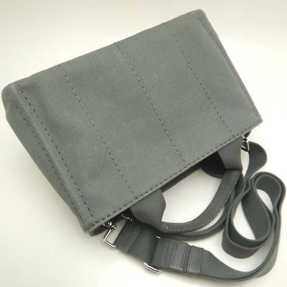 PRADA プラダ カナパ 1BG439 トートバッグ キャンバス ARDESIA レディース /253841【中古】