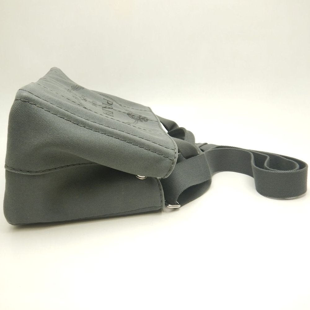 PRADA プラダ カナパ 1BG439 トートバッグ キャンバス ARDESIA レディース /253841【中古】
