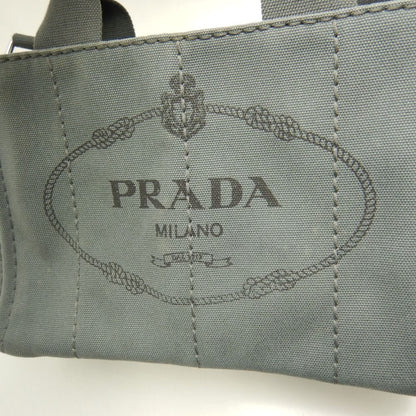 PRADA プラダ カナパ 1BG439 トートバッグ キャンバス ARDESIA レディース /253841【中古】