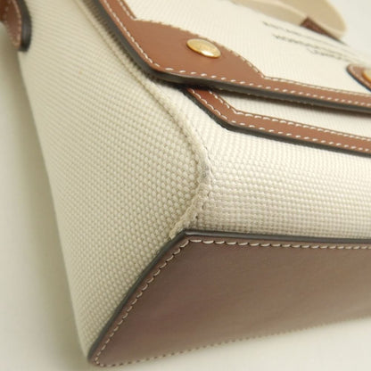 BURBERRY バーバリー ホースフェリー プリント 80302491 ショルダーバッグ キャンバスxレザー ナチュラル タン レディース /253842【中古】
