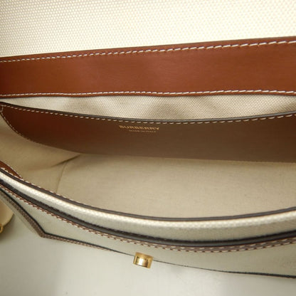 BURBERRY バーバリー ホースフェリー プリント 80302491 ショルダーバッグ キャンバスxレザー ナチュラル タン レディース /253842【中古】