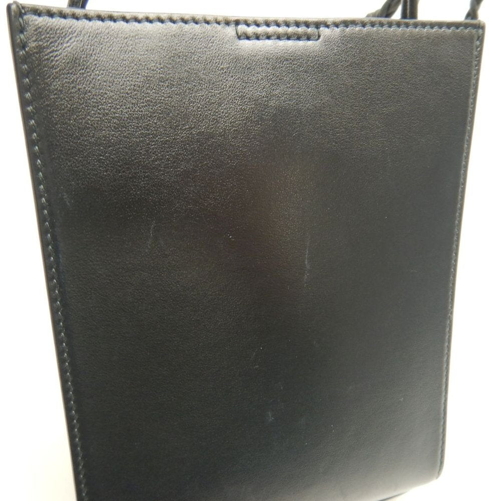 JIL SANDER ジルサンダー Tangle タングル スモール J07WG0001 ショルダーバッグ ムートンxレザー ブラウン ブラック レディース /253843【中古】