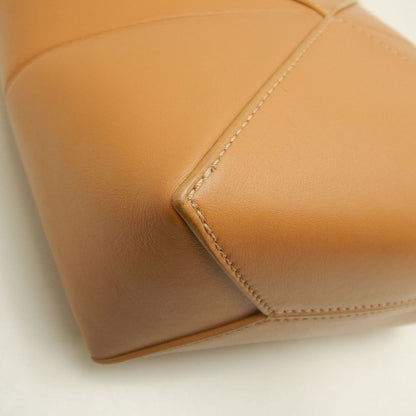 LOEWE ロエベ パズルフォルド トートミニ A657V25X01 トートバッグ シャイニーカーフ ウォームデザート レディース /253844【中古】