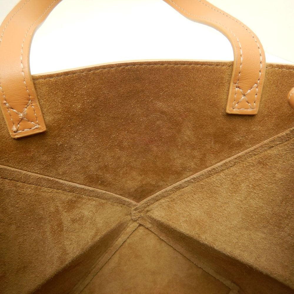 LOEWE ロエベ パズルフォルド トートミニ A657V25X01 トートバッグ シャイニーカーフ ウォームデザート レディース /253844【中古】