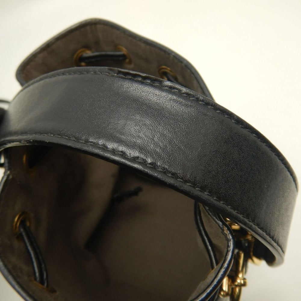 FENDI フェンディ モントレゾールミニ ズッカ 8BS010A659F13VK ショルダーバッグ カーフ ブラウン レディース /253846【中古】