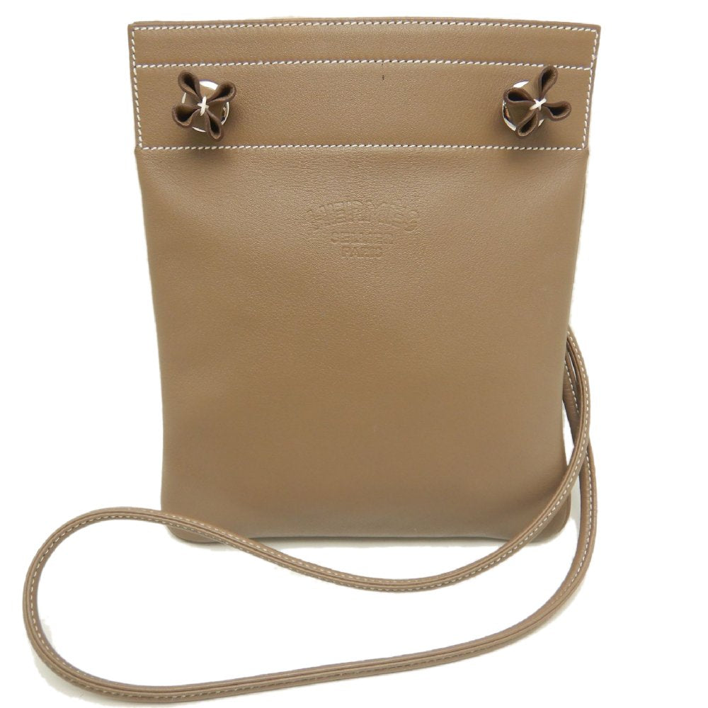 HERMES エルメス アリーヌ･ミニ ショルダーバッグ ヴォースイフト エトゥープ レディース /253847【中古】
