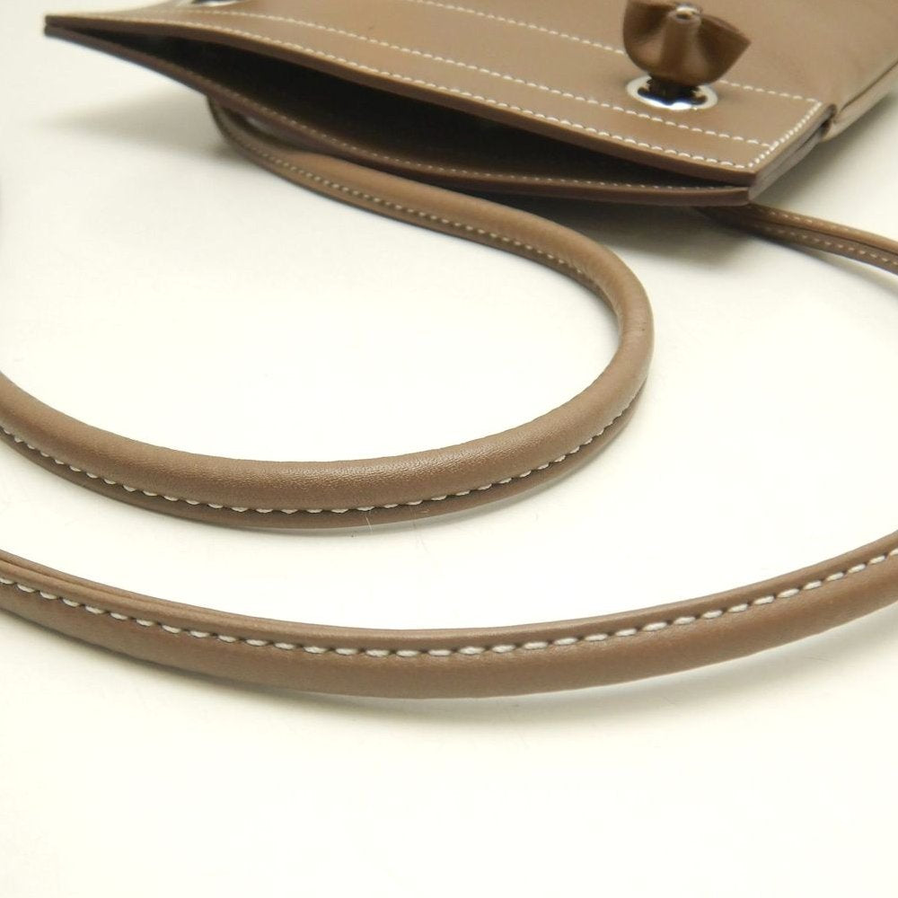 HERMES エルメス アリーヌ･ミニ ショルダーバッグ ヴォースイフト エトゥープ レディース /253847【中古】